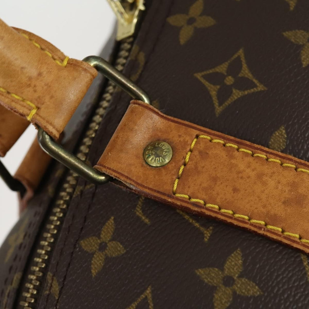 Louis Vuitton Keepall Bag Monogram Canvas Brown Canvas Travel Bag