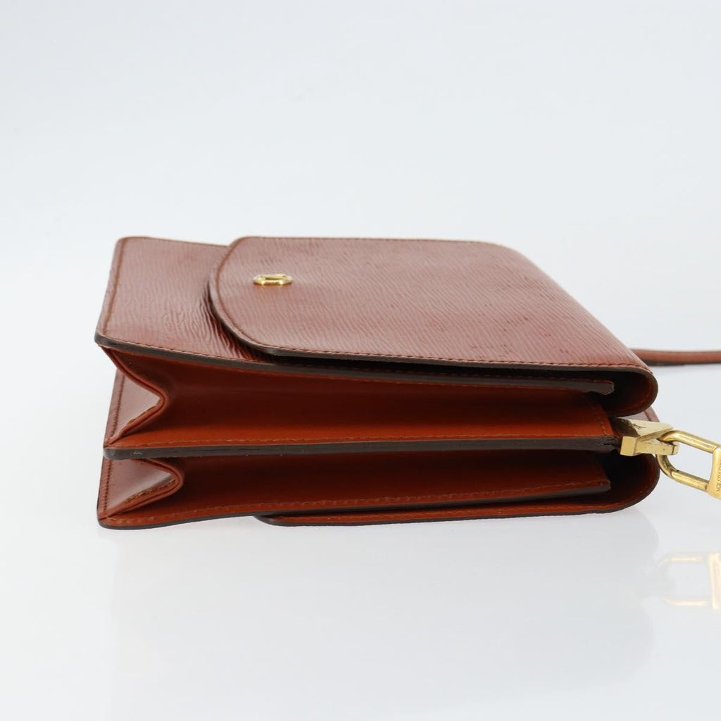 Louis Vuitton Grenelle Shoulder Bag Epi Leather Brown Leather Shoulder Bag