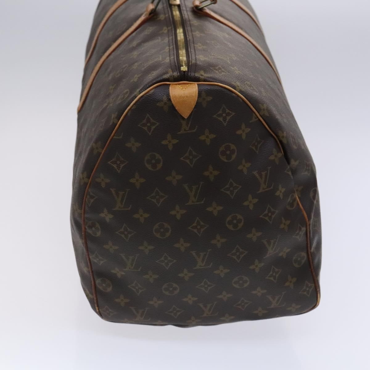 Louis Vuitton Keepall Bag Monogram Canvas Brown Canvas Travel Bag