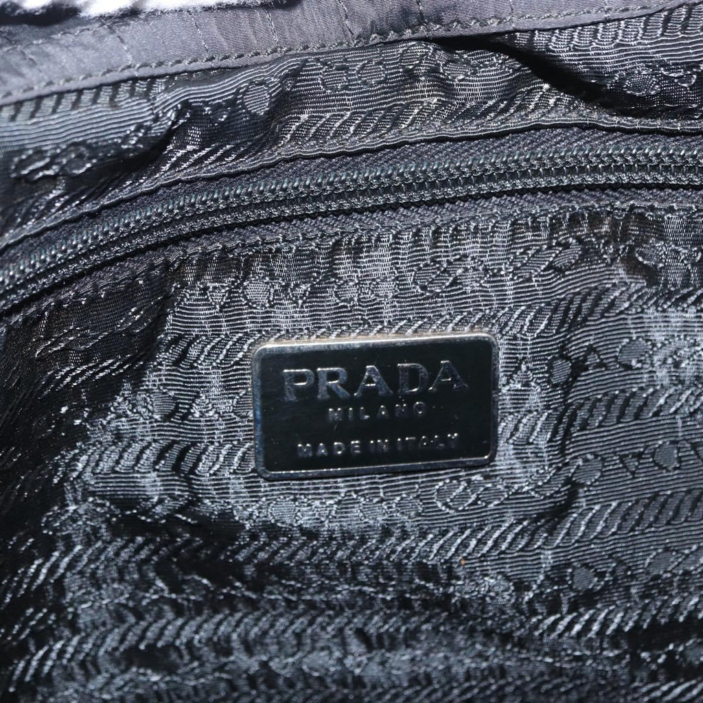 Prada Vintage Handbag Tessuto Black Nylon Handbag