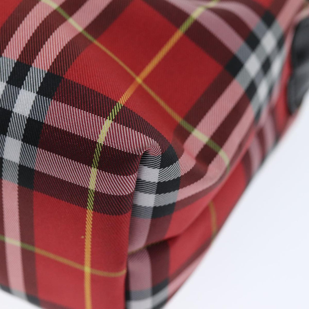 Burberry Nova Check Pochette Nylon Red Nylon Clutche & Pouche Bag