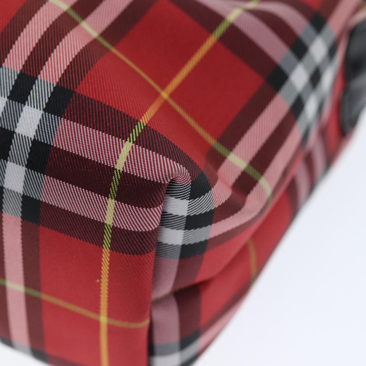 Burberry Nova Check Pochette Nylon Red Nylon Clutche & Pouche Bag