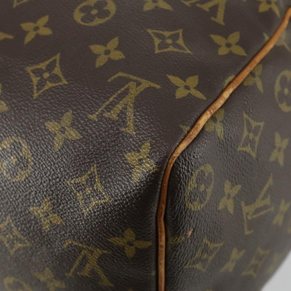 Louis Vuitton Keepall Bag Monogram Canvas Brown Canvas Travel Bag
