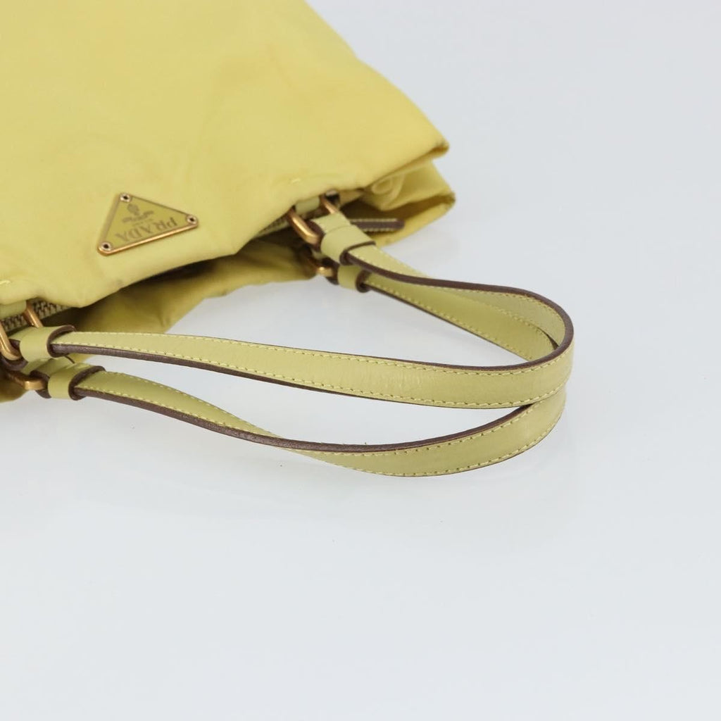Prada Vintage Tote Nylon Yellow Nylon Tote Bag Bag