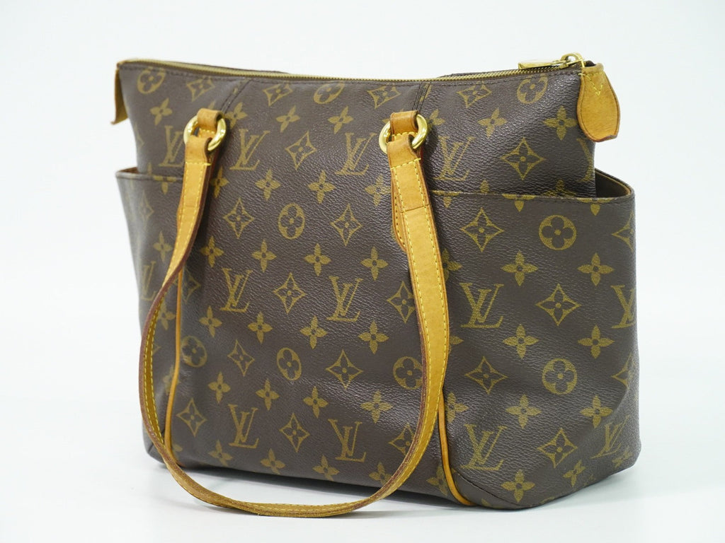 Louis Vuitton Totally Handbag Monogram Canvas Brown Canvas Tote Bag