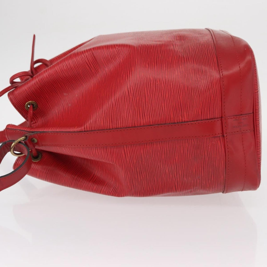 Louis Vuitton Noe Handbag Epi Leather Red Leather Shoulder Bag