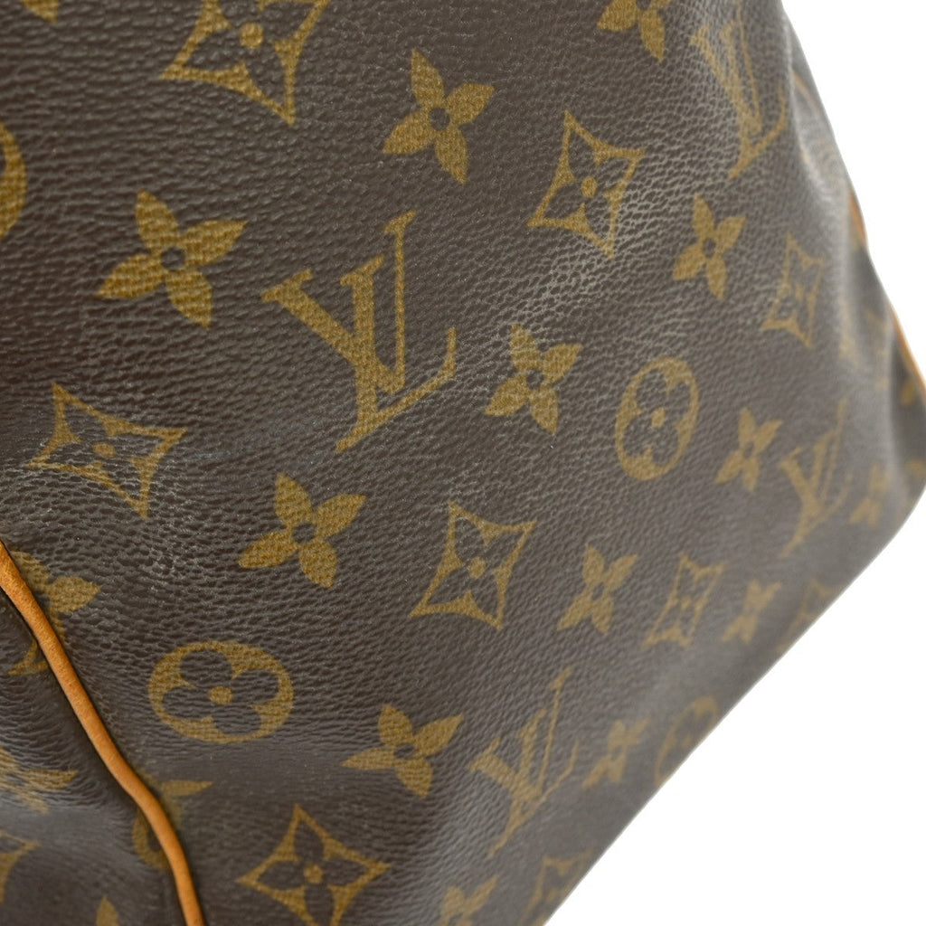 Louis Vuitton Keepall Bag Monogram Canvas Brown Canvas Travel Bag