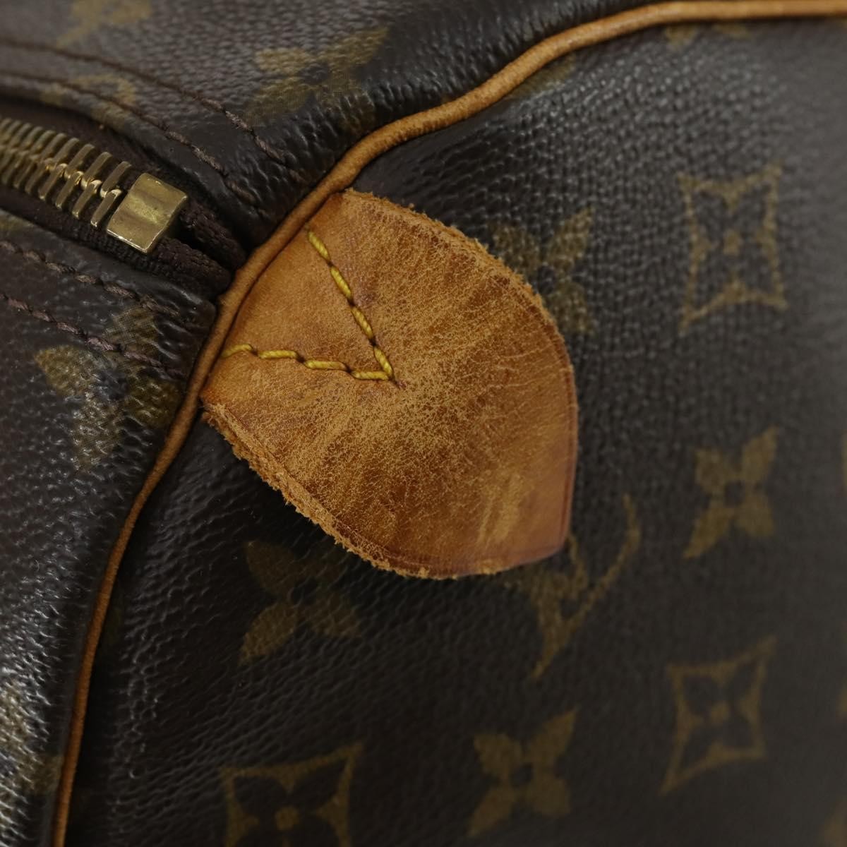 Louis Vuitton Keepall Bag Monogram Canvas Brown Canvas Travel Bag