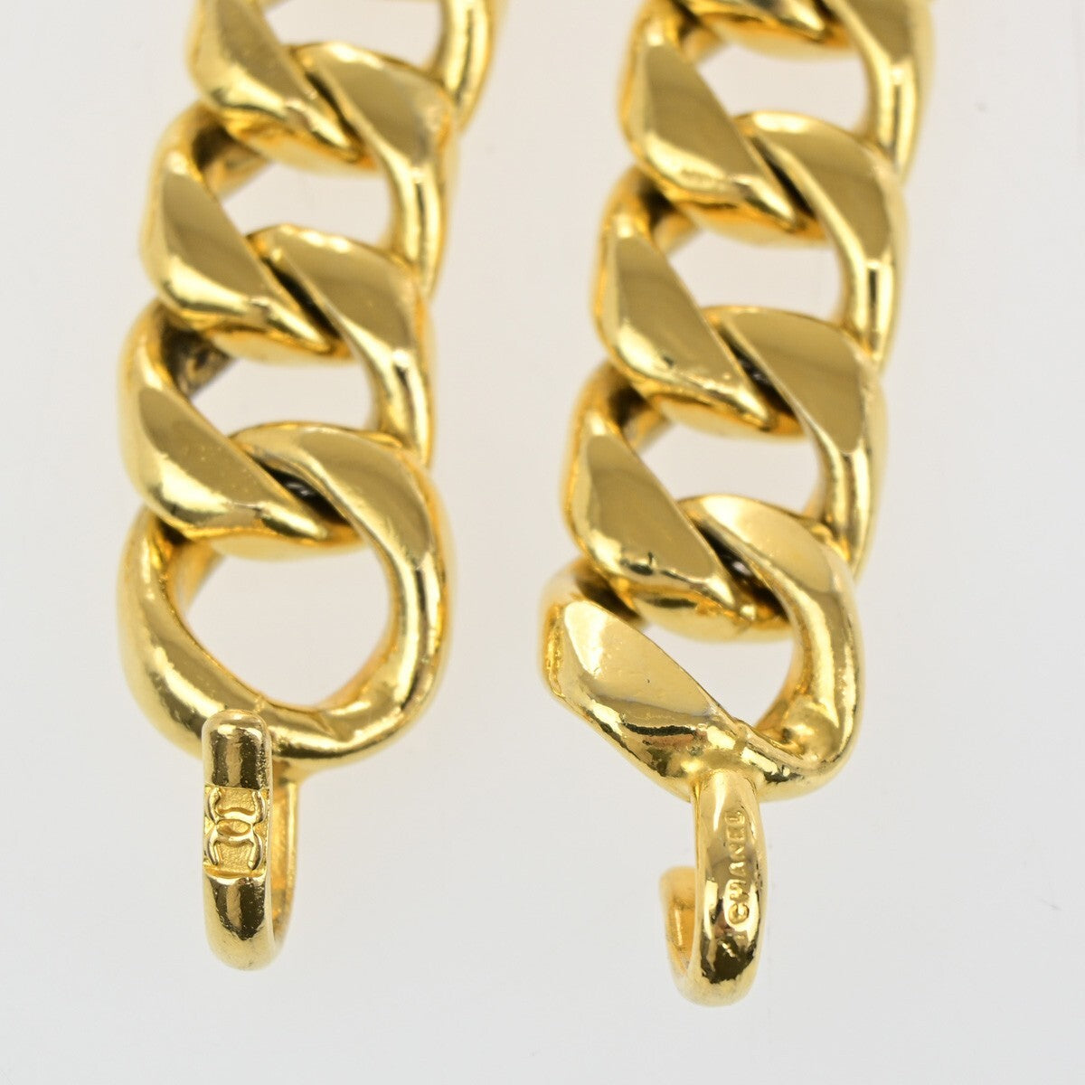 Chanel Cc Chunky Chain-Link Belt Gold-Plated Gold Gold_Plated Accessory
