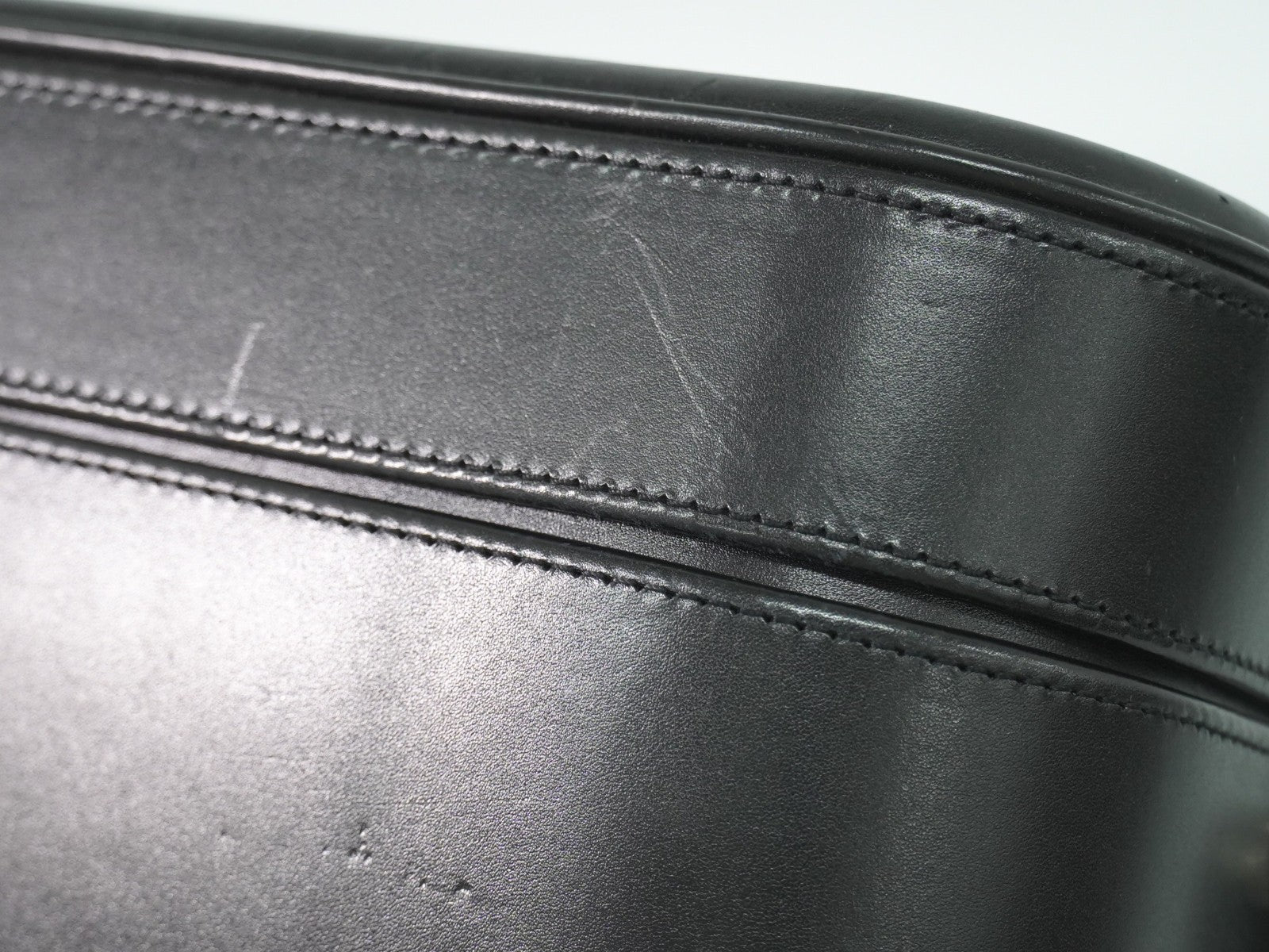 Louis Vuitton Valisette Handbag Monogram Glace Leather Black Patent_Leather Handbag