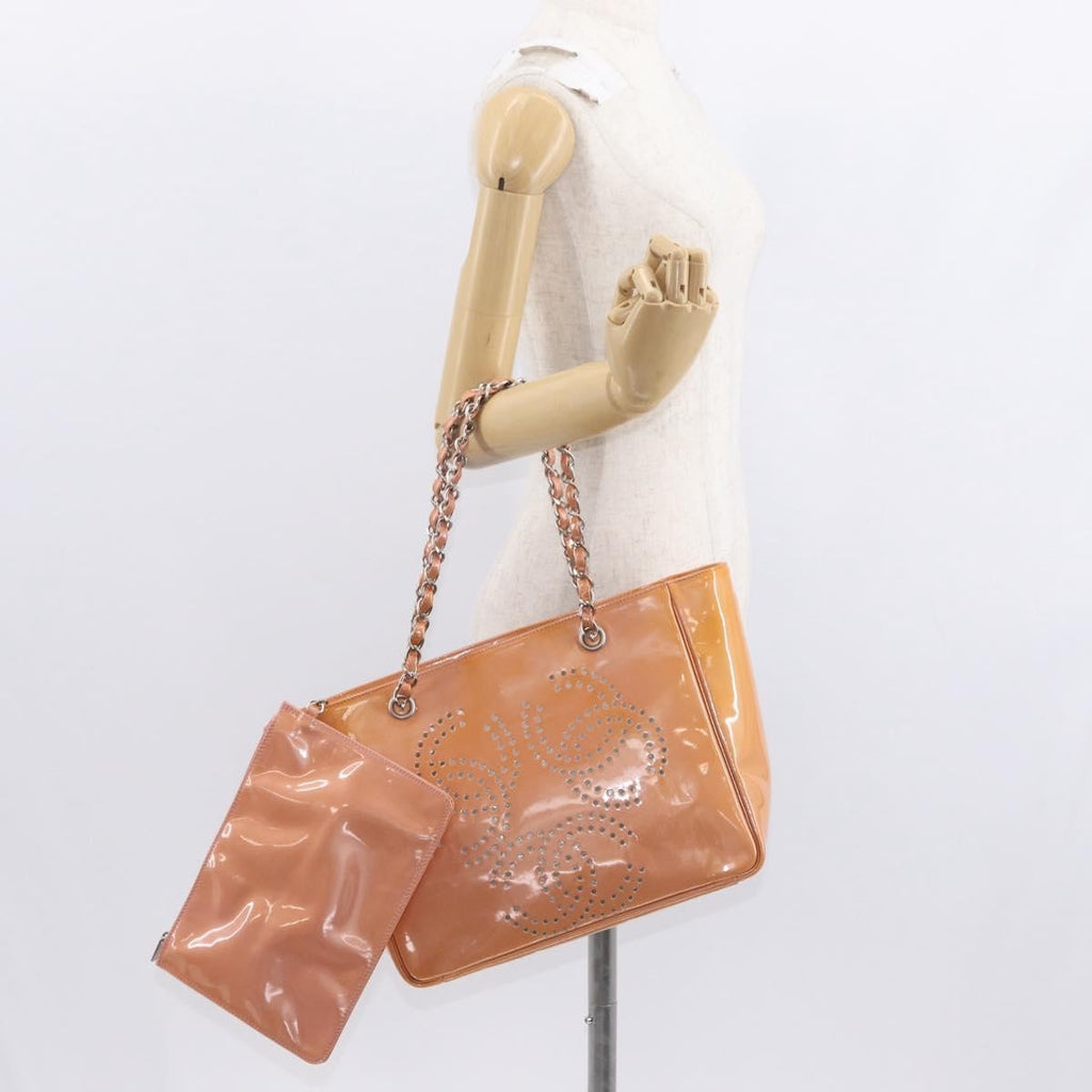 Chanel Triple Cc Tote Patent Pink Patent_Leather Tote Bag Bag