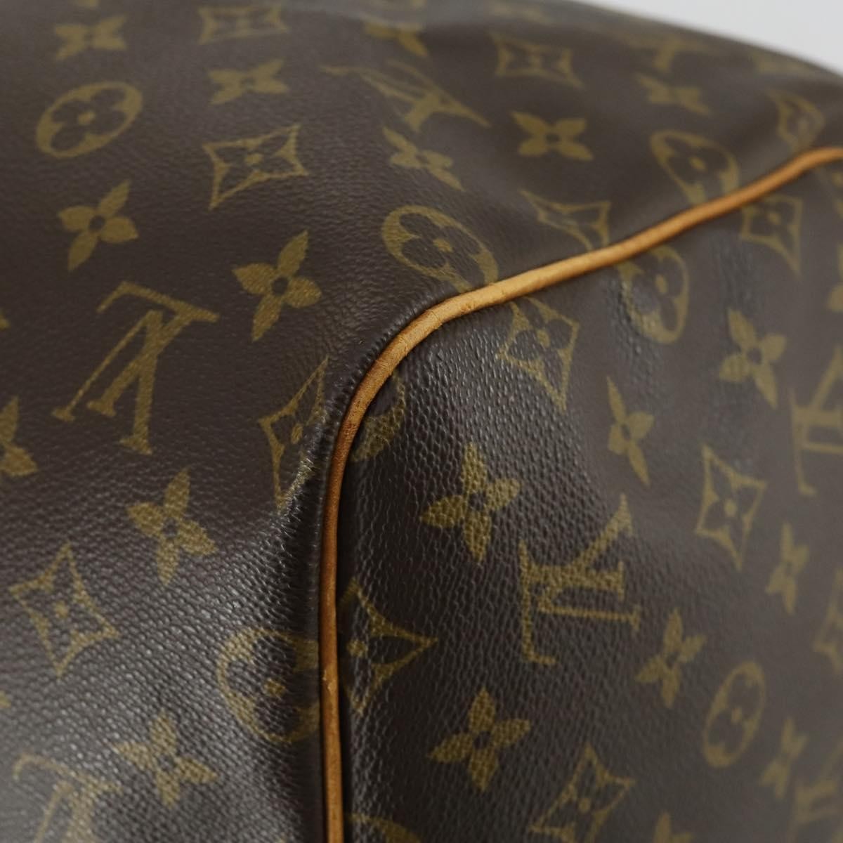 Louis Vuitton Keepall Bag Monogram Canvas Brown Canvas Travel Bag