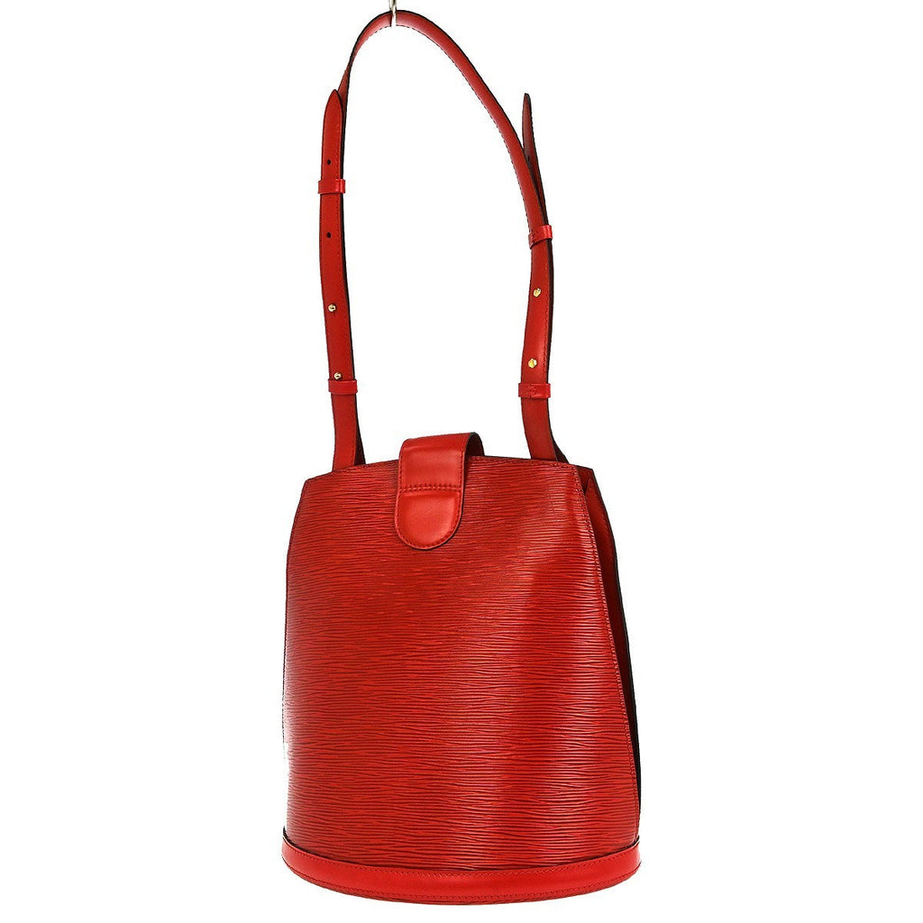Louis Vuitton Cluny Shoulder Bag Epi Leather Red Leather Shoulder Bag