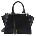Fendi Petite 3Jours Bag Leather Black Leather Handbag