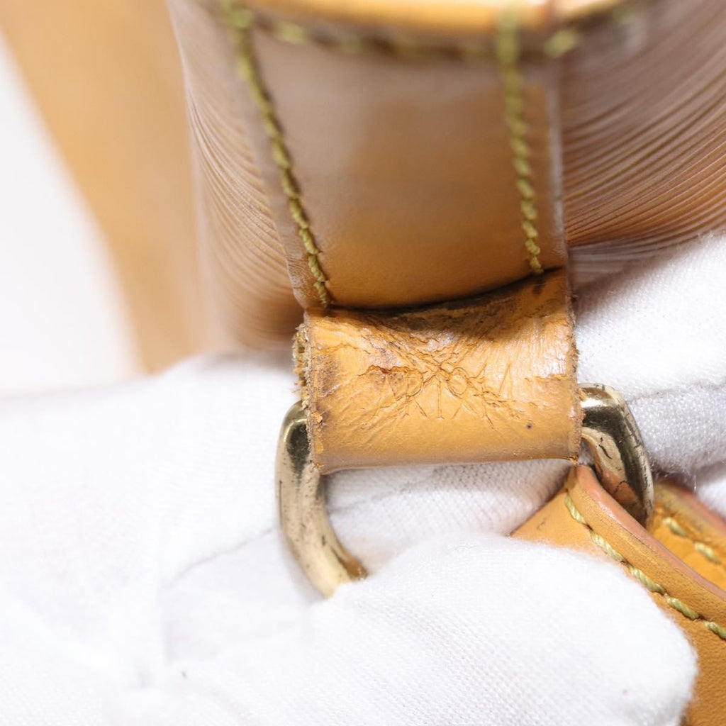 Louis Vuitton Petit Noe Handbag Epi Leather Yellow Leather Shoulder Bag