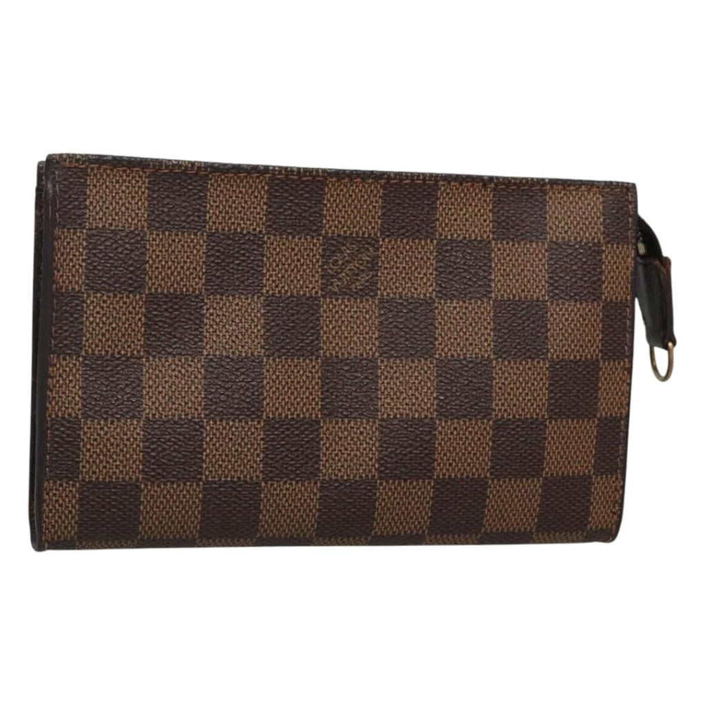 Louis Vuitton Marais Bucket Zip Pouch Damier Brown Canvas Clutche & Pouche Bag