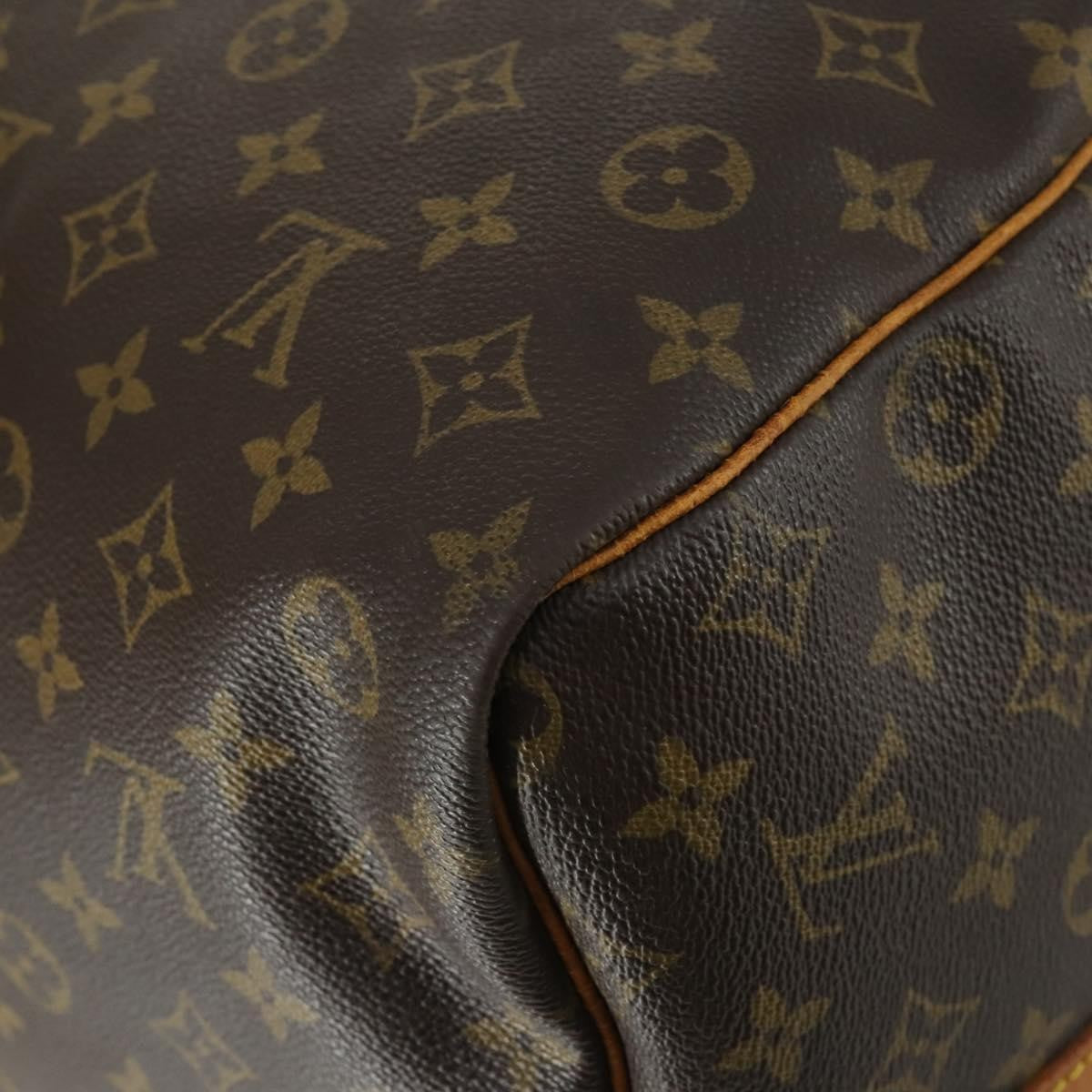 Louis Vuitton Keepall Bandouliere Bag Monogram Canvas Brown Canvas Travel Bag