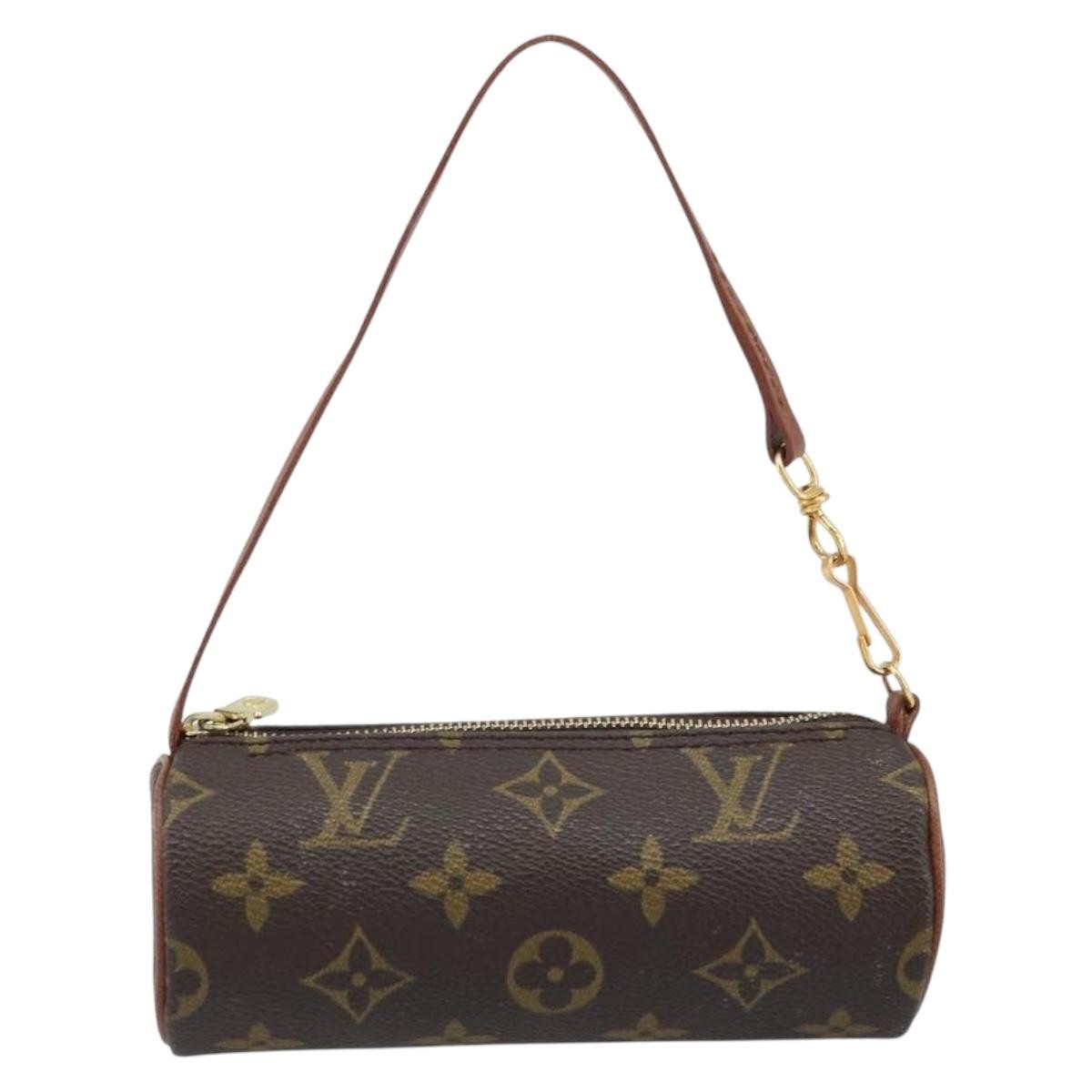 Louis Vuitton Papillon Pochette Monogram Canvas Brown Canvas Clutche & Pouche Bag