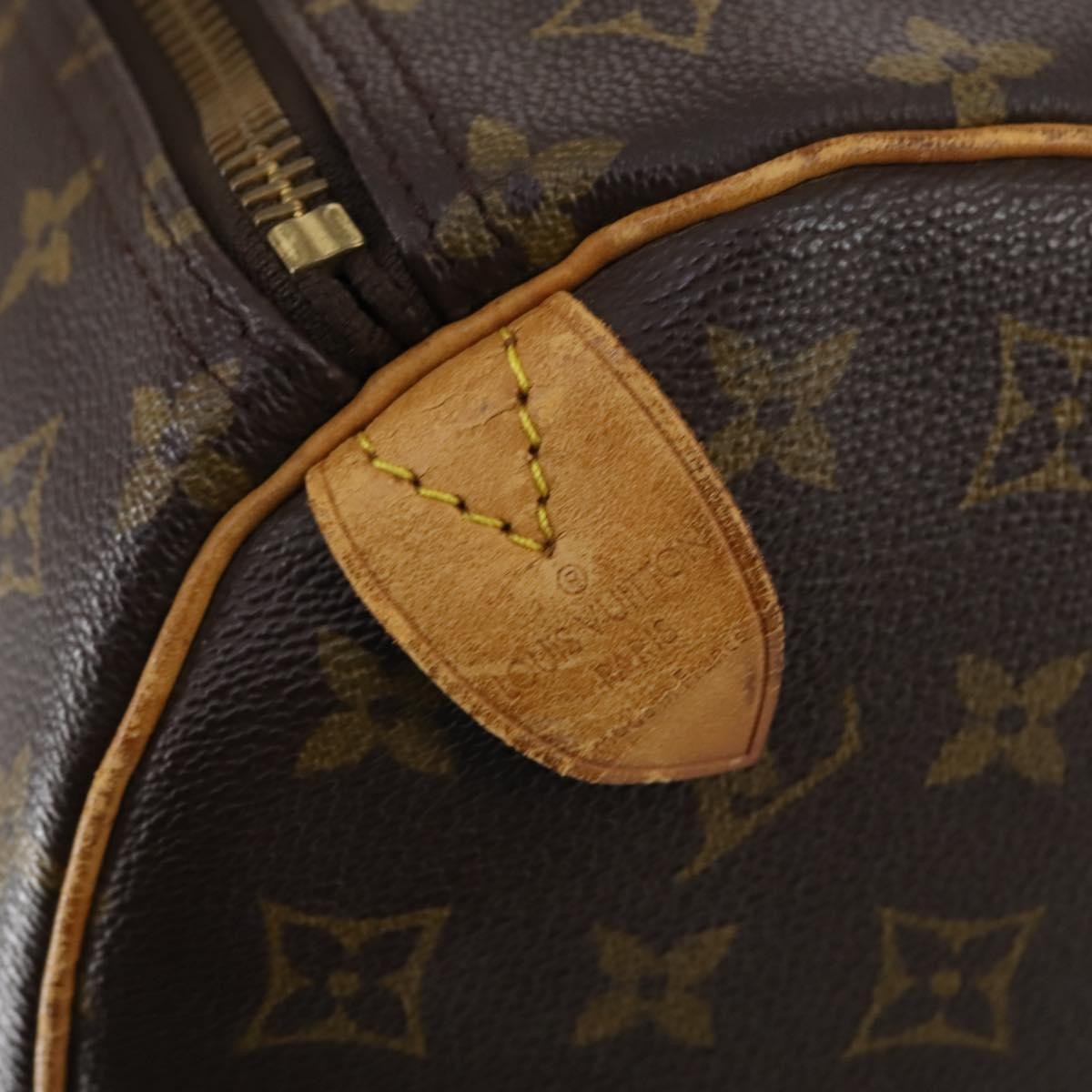 Louis Vuitton Keepall Bag Monogram Canvas Brown Canvas Travel Bag