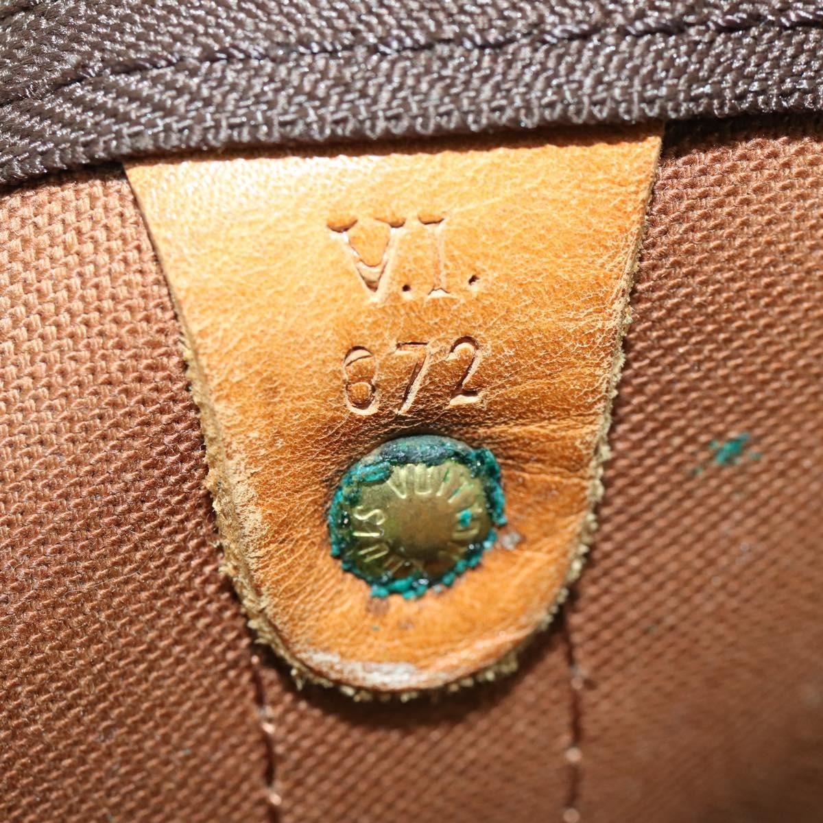 Louis Vuitton Keepall Bag Monogram Canvas Brown Canvas Travel Bag