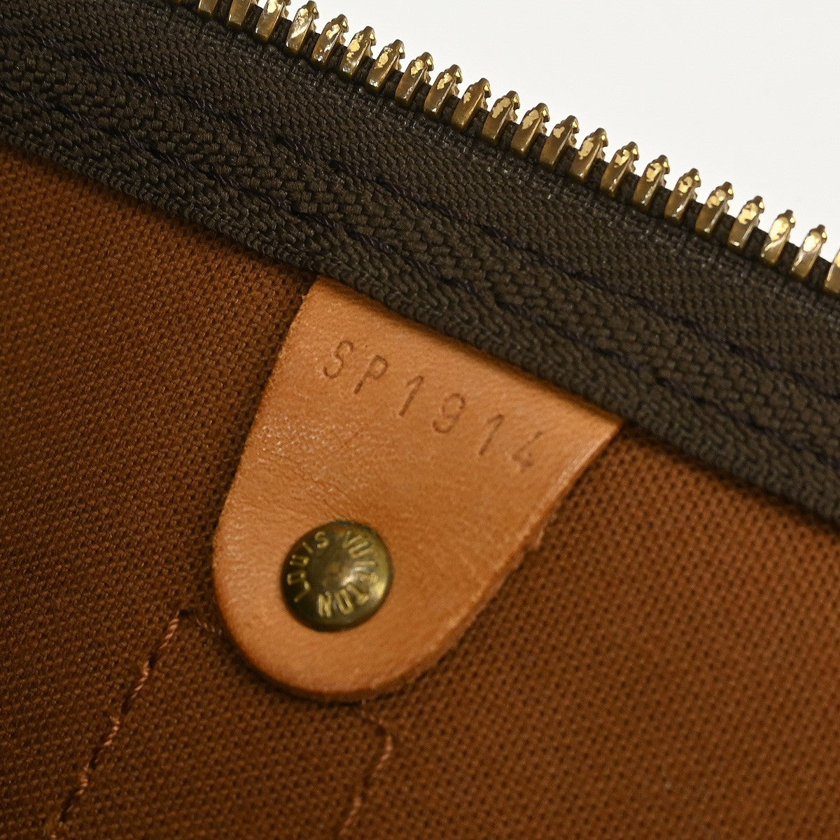 Louis Vuitton Keepall Bag Monogram Canvas Brown Canvas Travel Bag
