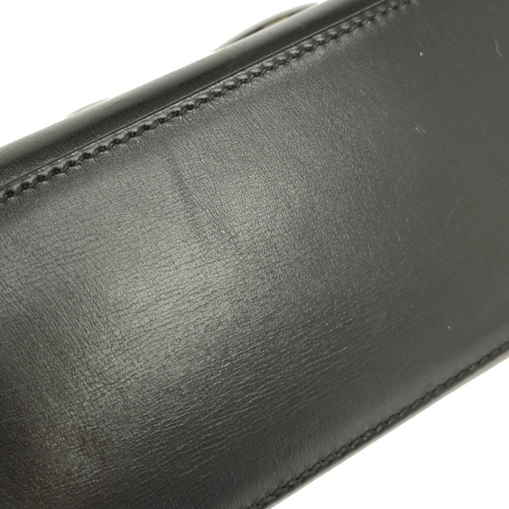 Celine Vintage Shoulder Bag Leather Black Leather Shoulder Bag Bag