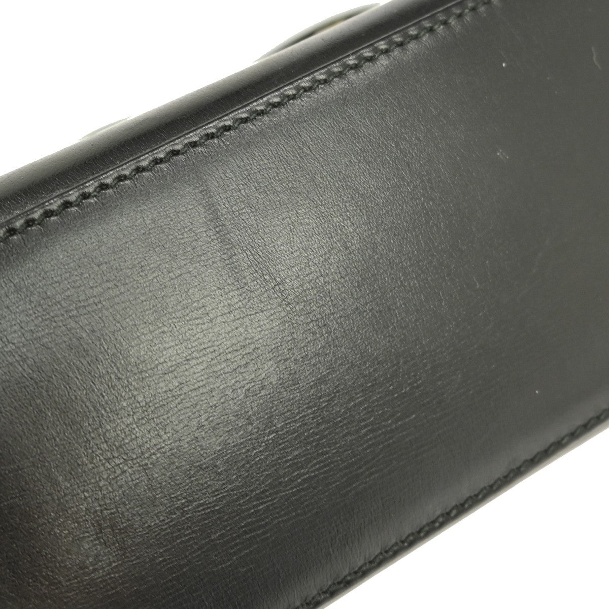 Celine Vintage Shoulder Bag Leather Black Leather Shoulder Bag Bag