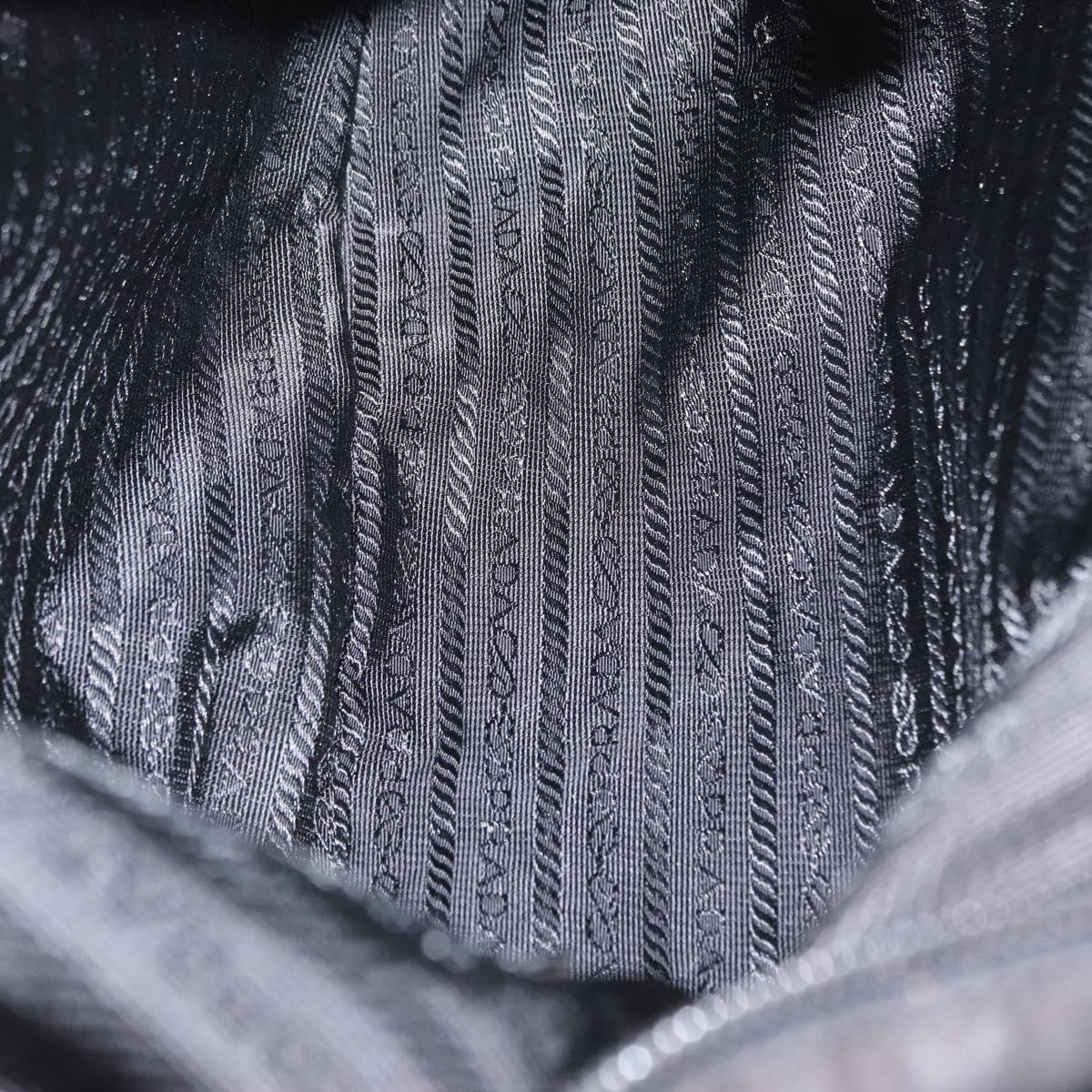 Prada Front Pocket Messenger Bag Tessuto Black Nylon Shoulder Bag Bag