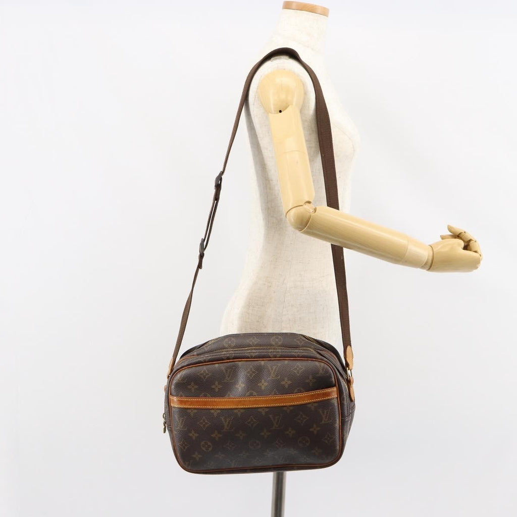 Louis Vuitton Reporter Bag Monogram Canvas Brown Canvas Shoulder Bag