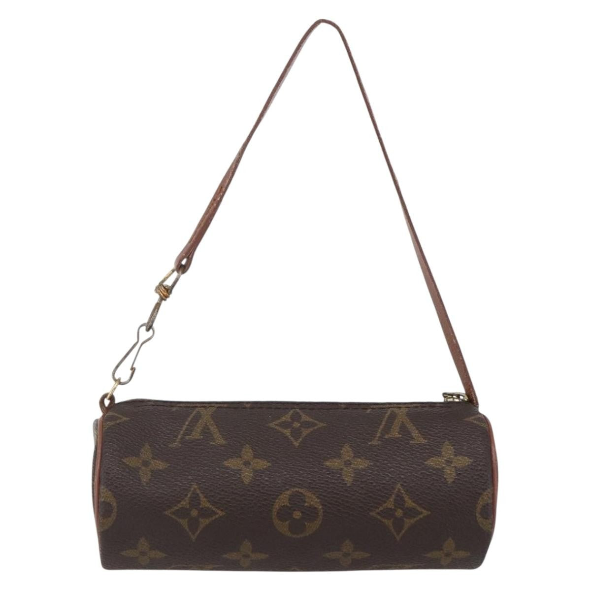 Louis Vuitton Papillon Pochette Monogram Canvas Brown Canvas Clutche & Pouche Bag