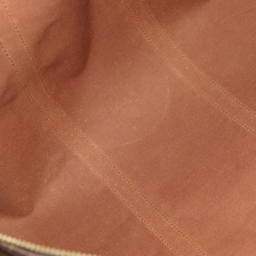 Louis Vuitton Keepall Bag Monogram Canvas Brown Canvas Travel Bag