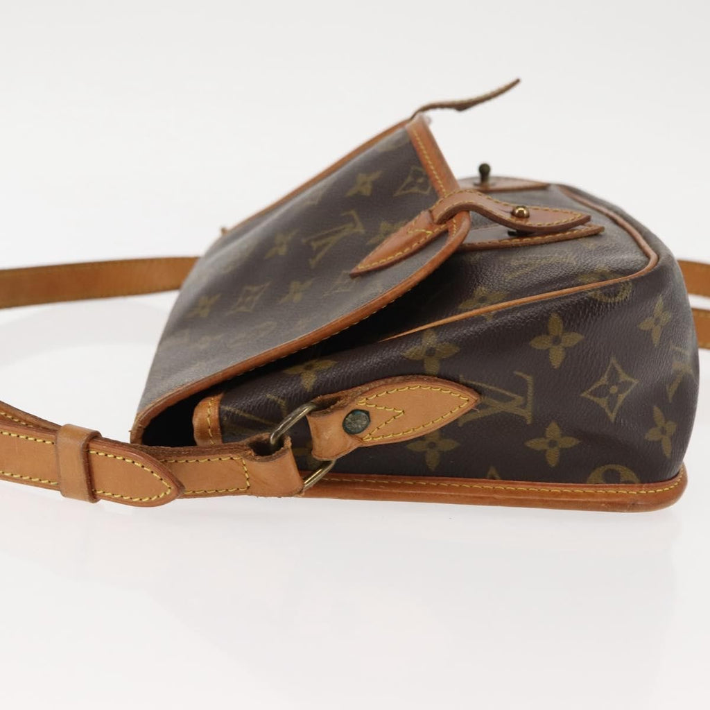 Louis Vuitton Sac Gibeciere Messenger Bag Monogram Canvas Brown Canvas Bag