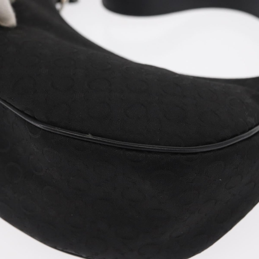 Celine Ava Bag Macadam Canvas Black Canvas Handbag