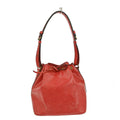 Louis Vuitton Petit Noe Handbag Epi Leather Red Leather Shoulder Bag