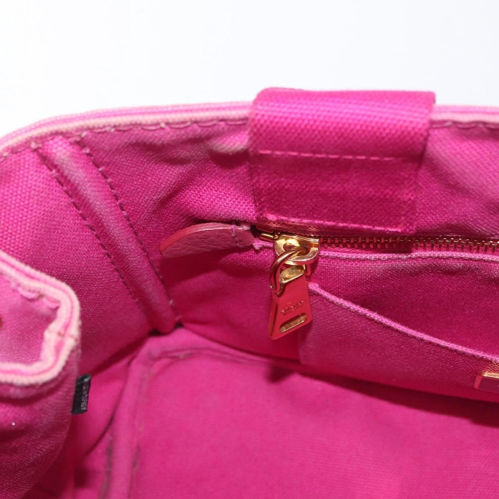 Prada Canapa Tote Canvas Pink Canvas Tote Bag Bag