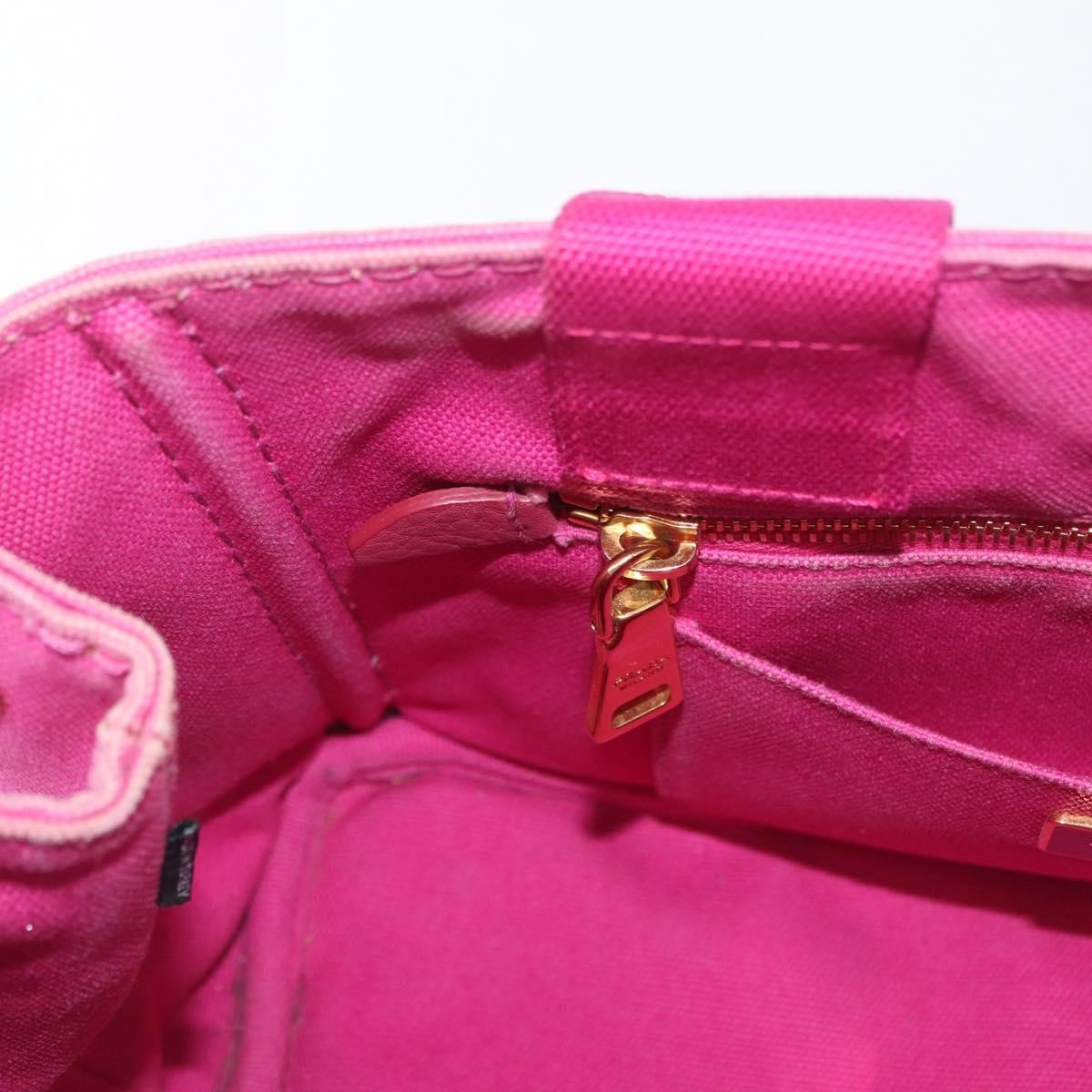 Prada Canapa Tote Canvas Pink Canvas Tote Bag Bag
