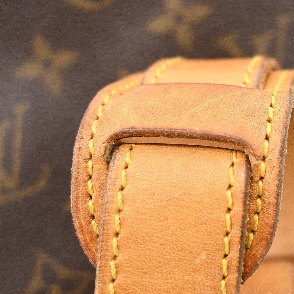 Louis Vuitton Saumur Handbag Monogram Canvas Brown Canvas Shoulder Bag