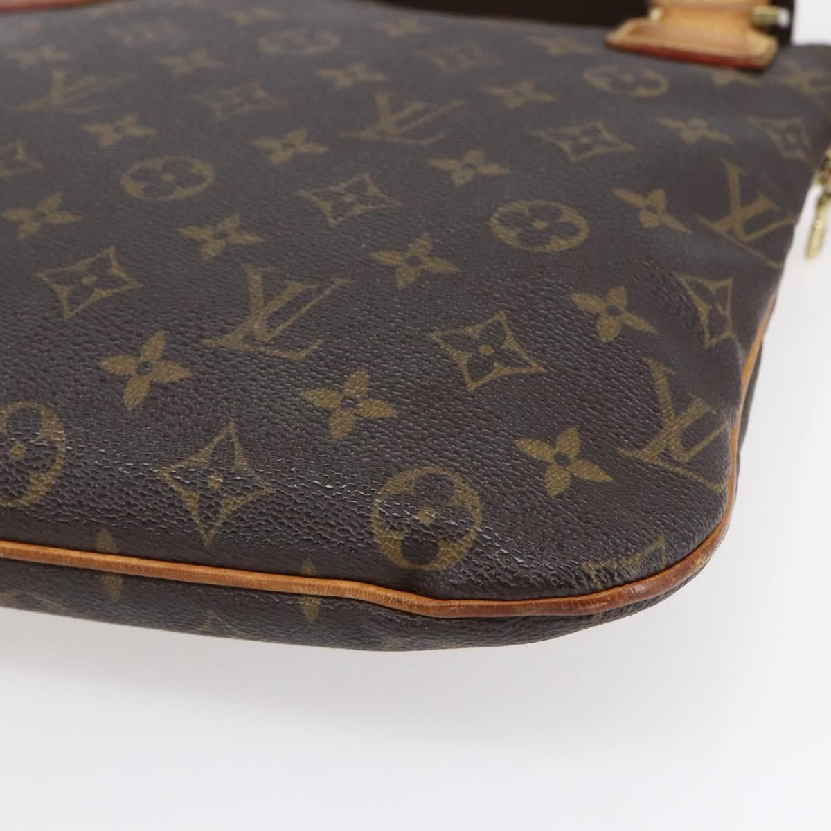 Louis Vuitton Bosphore Pochette Monogram Canvas Brown Canvas Shoulder Bag