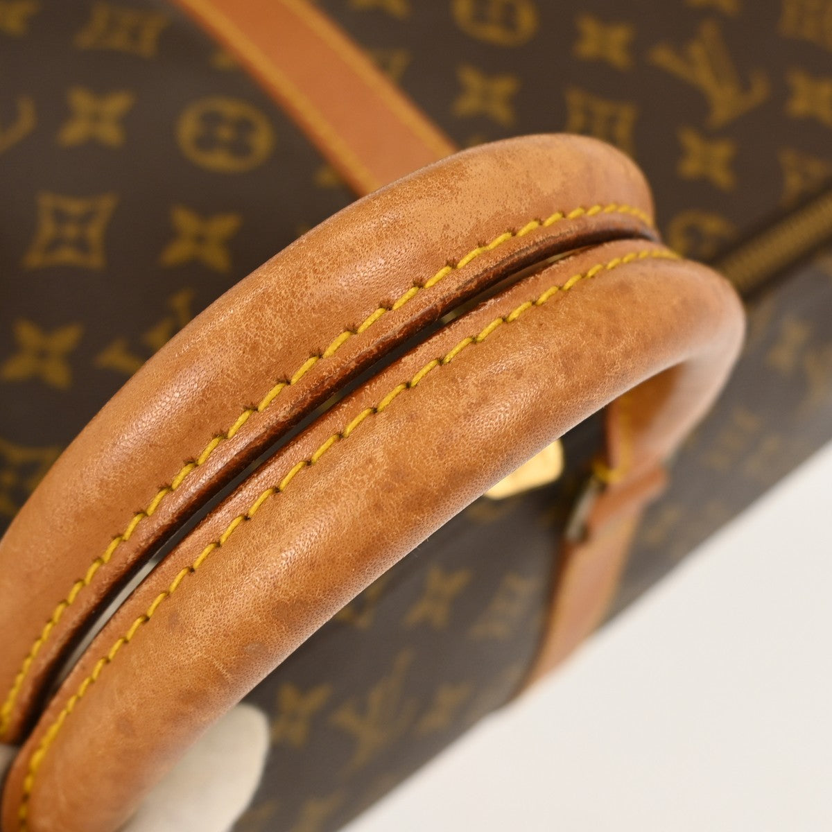 Louis Vuitton Keepall Bag Monogram Canvas Brown Canvas Travel Bag