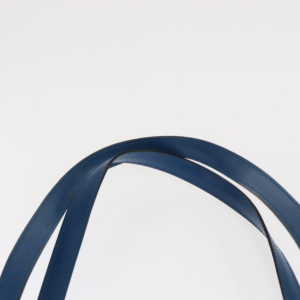 Louis Vuitton Saint Jacques Handbag Epi Leather Blue Leather Shoulder Bag