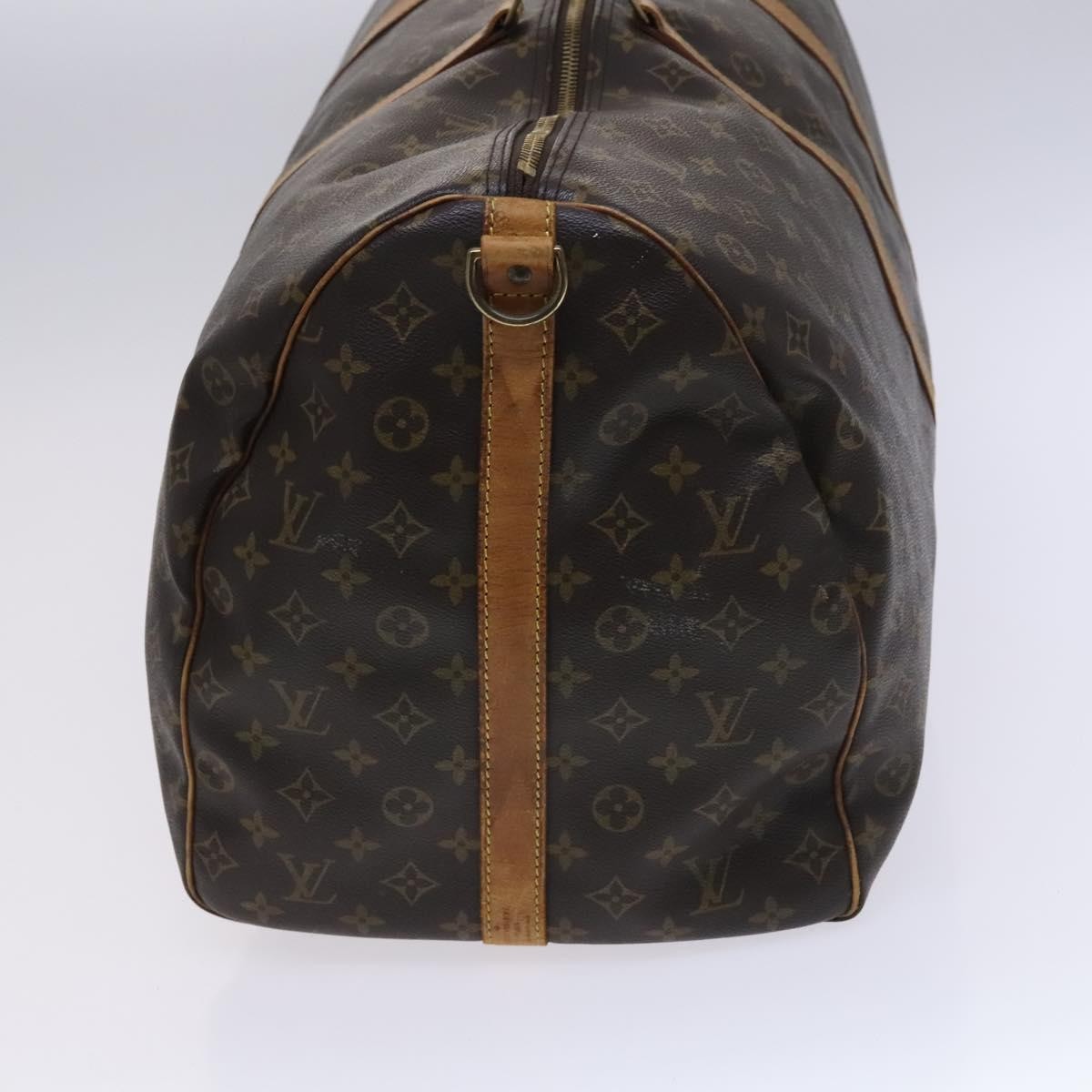 Louis Vuitton Keepall Bandouliere Bag Monogram Canvas Brown Canvas Travel Bag