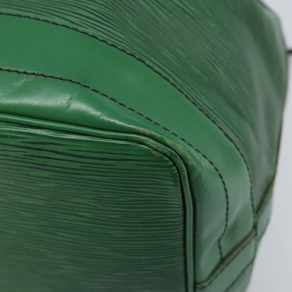 Louis Vuitton Noe Shoulder Bag Leather Green Leather Shoulder Bag