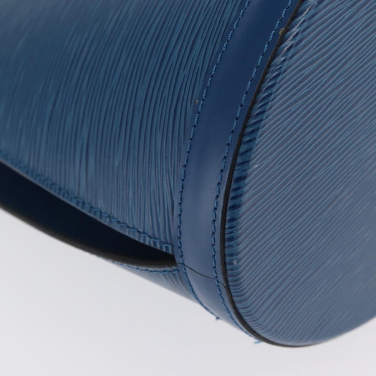 Louis Vuitton Cluny Shoulder Bag Epi Leather Blue Leather Shoulder Bag