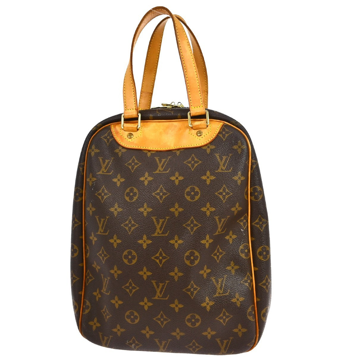 Louis Vuitton Excursion Handbag Monogram Canvas Brown Canvas Handbag