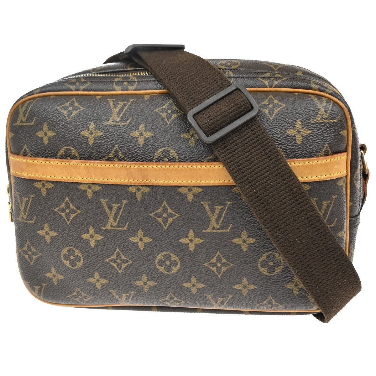 Louis Vuitton Reporter Bag Monogram Canvas Brown Canvas Shoulder Bag