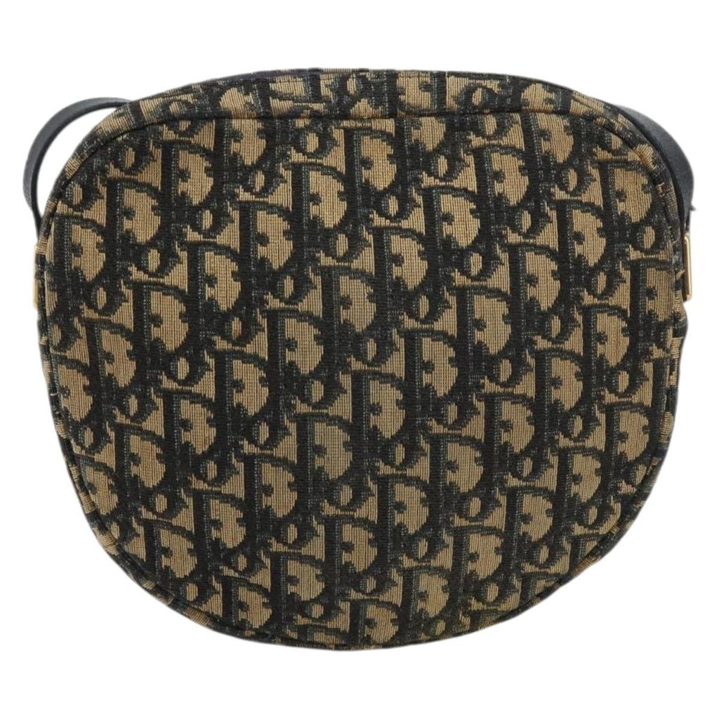 Christian Dior Vintage Trotter Shoulder Bag Canvas Navy Canvas Shoulder Bag Bag (Pre-Owned)