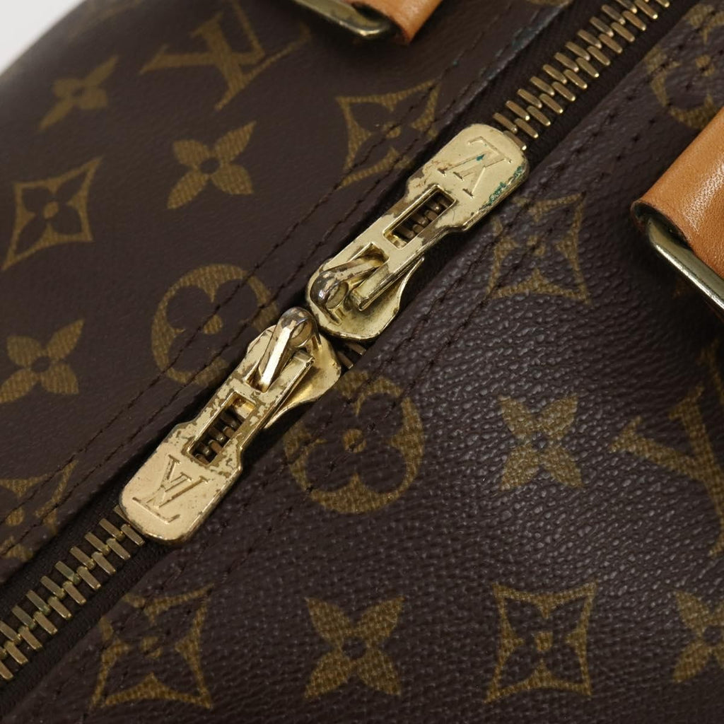 Louis Vuitton Keepall Bag Monogram Canvas Brown Canvas Travel Bag