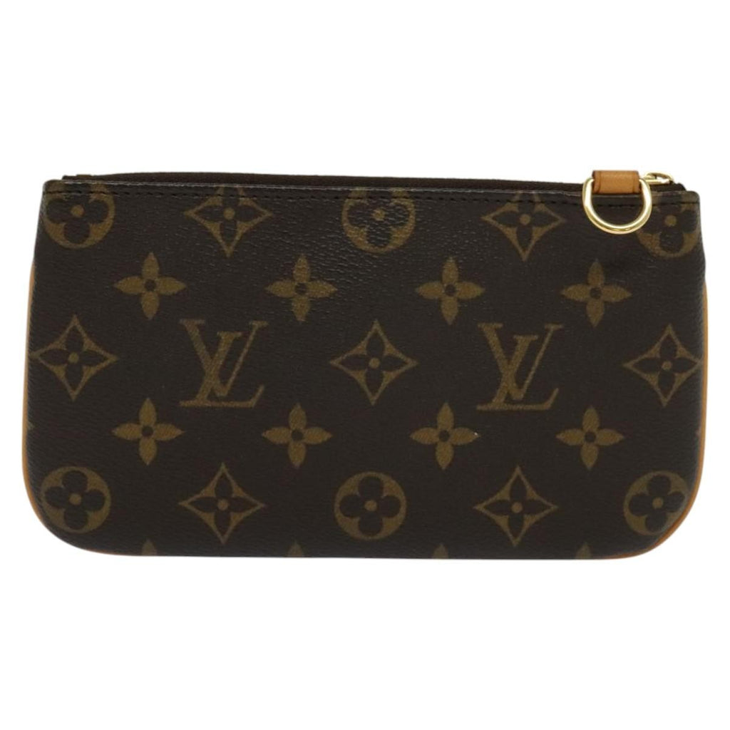 Louis Vuitton Tikal Wristlet Pochette Monogram Canvas Brown Canvas Bag