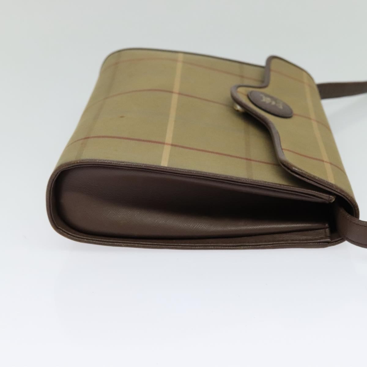 Burberry Nova Check Shoulder Bag Canvas And Leather Beige Canvas Shoulder Bag