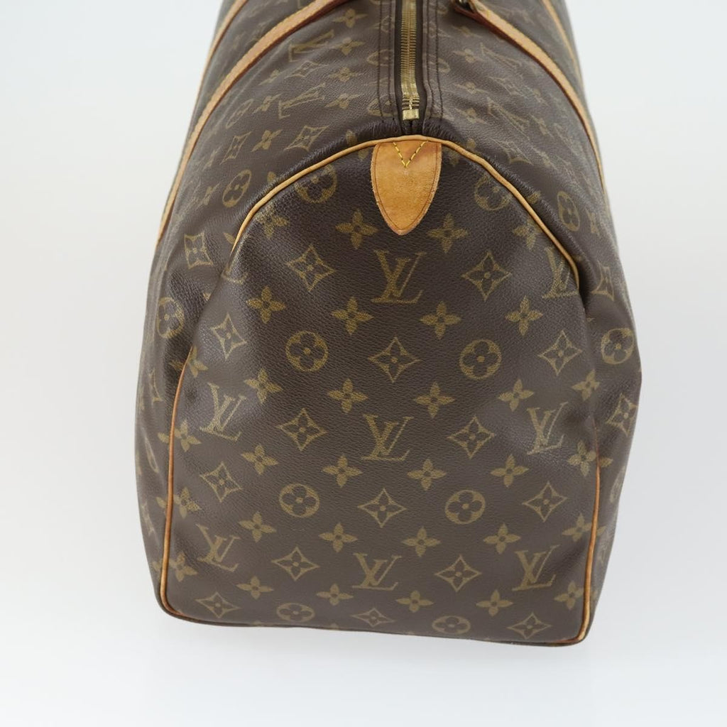 Louis Vuitton Keepall Bag Monogram Canvas Brown Canvas Travel Bag